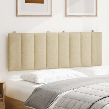 Cuscino Testiera Hanko Crema 120 cm in Tessuto