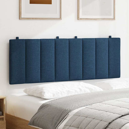 Cuscino Testiera Hanko Blu 120 cm in Tessuto