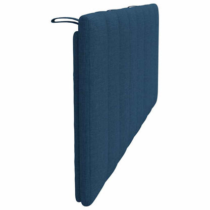 Cuscino Testiera Hanko Blu 120 cm in Tessuto