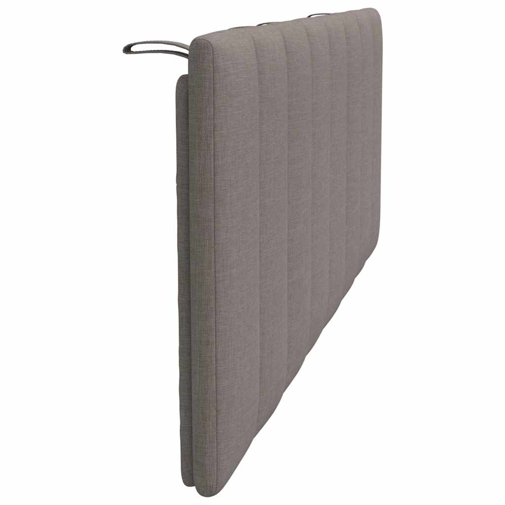 Cuscino Testiera Hanko Tortora 140 cm in Tessuto