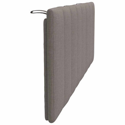 Cuscino Testiera Hanko Tortora 140 cm in Tessuto