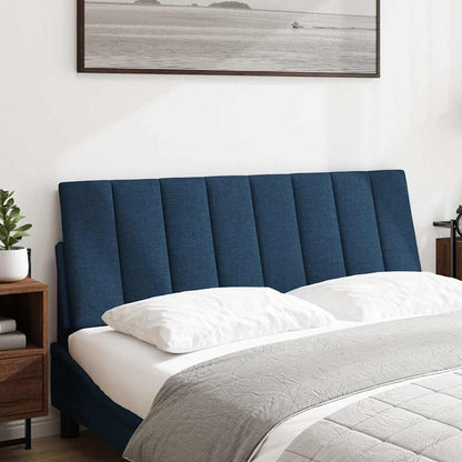 Cuscino Testiera Hanko Blu 140 cm in Tessuto