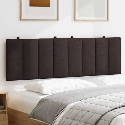 Cuscino Testiera Hanko Marrone Scuro 160 cm in Tessuto