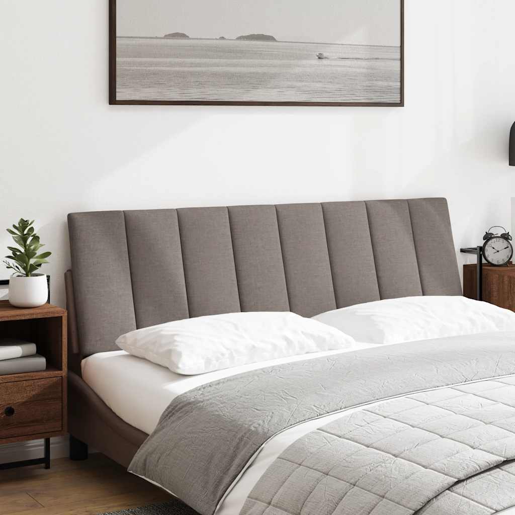 Cuscino Testiera Hanko Tortora 160 cm in Tessuto