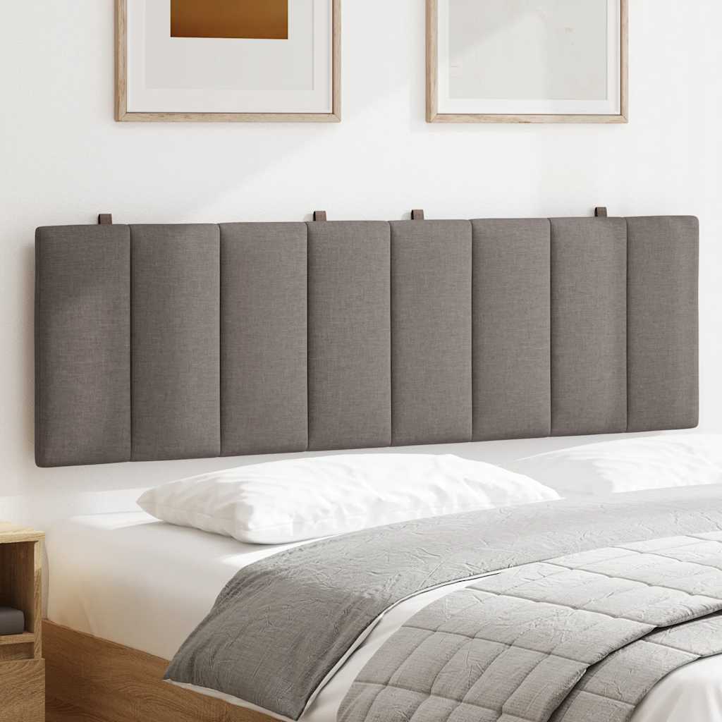 Cuscino Testiera Hanko Tortora 160 cm in Tessuto