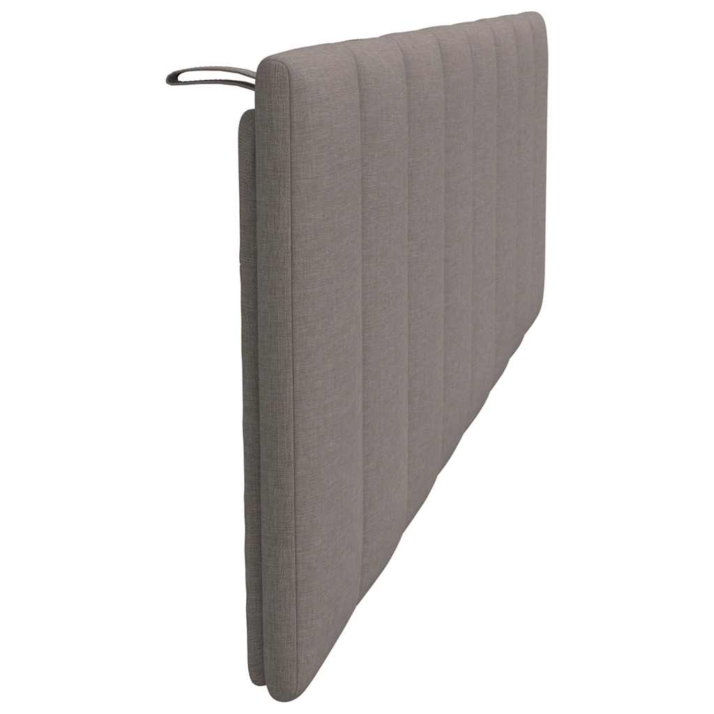 Cuscino Testiera Hanko Tortora 160 cm in Tessuto