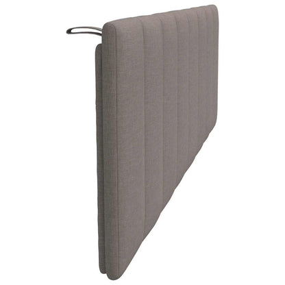 Cuscino Testiera Hanko Tortora 160 cm in Tessuto