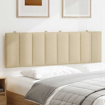 Cuscino Testiera Hanko Crema 160 cm in Tessuto