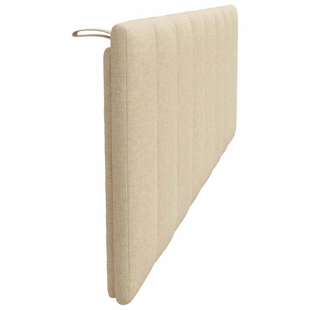 Cuscino Testiera Hanko Crema 160 cm in Tessuto