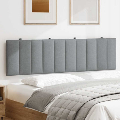 Cuscino Testiera Hanko Grigio Chiaro 180 cm in Tessuto