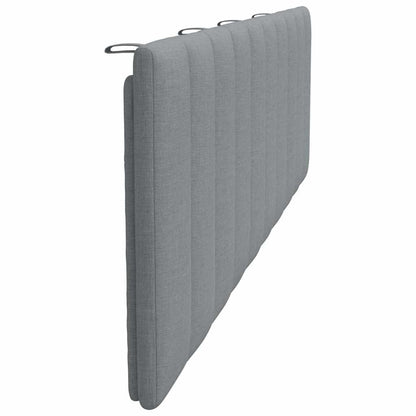 Cuscino Testiera Hanko Grigio Chiaro 180 cm in Tessuto