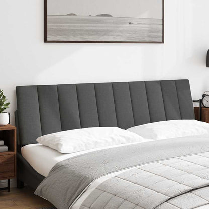 Cuscino Testiera Hanko Grigio Scuro 180 cm in Tessuto