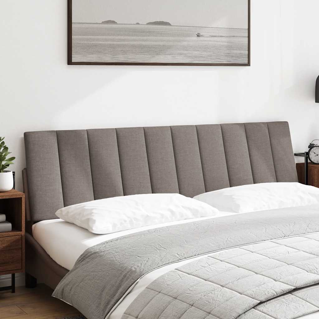 Cuscino Testiera Hanko Tortora 180 cm in Tessuto