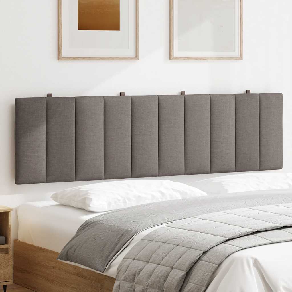 Cuscino Testiera Hanko Tortora 180 cm in Tessuto