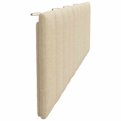 Cuscino Testiera Hanko Crema 180 cm in Tessuto