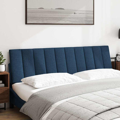 Cuscino Testiera Hanko Blu 180 cm in Tessuto
