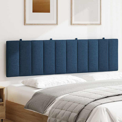 Cuscino Testiera Hanko Blu 180 cm in Tessuto