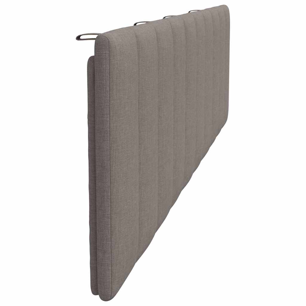 Cuscino Testiera Hanko Tortora 200 cm in Tessuto