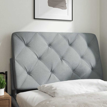 Cuscino Testiera Grigio Chiaro 80 cm in Tessuto