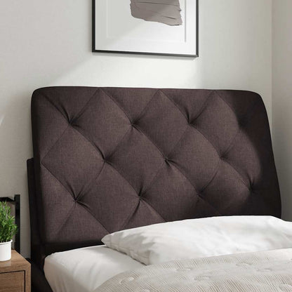 Cuscino Testiera Marrone Scuro 80 cm in Tessuto