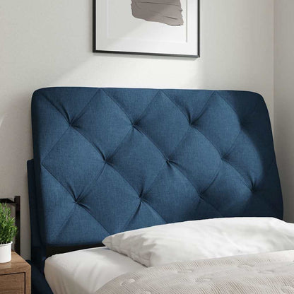 Cuscino Testiera Blu 80 cm in Tessuto