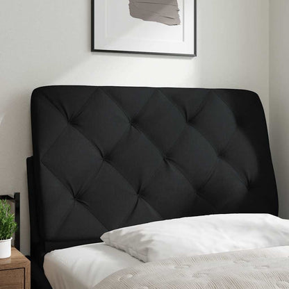 Cuscino Testiera Nero 90 cm in Tessuto