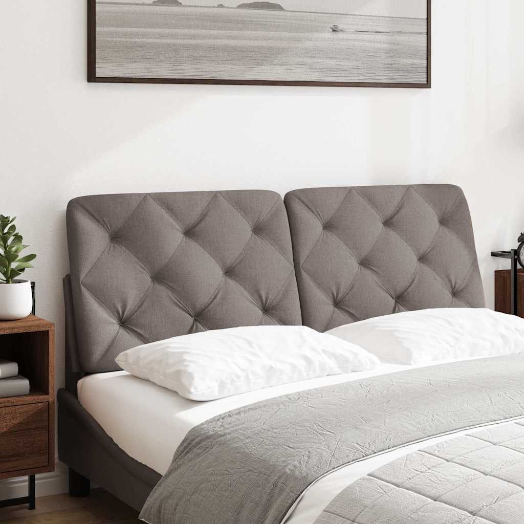 Cuscino Testiera Tortora 140 cm in Tessuto