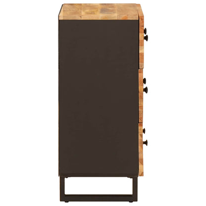 Credenza 2 pcs Marrone 60 x 33 x 75 cm Legno di mango massello
