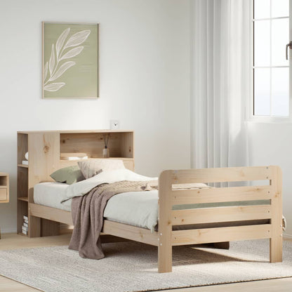 Letto senza Materasso 90x190 cm in Legno Massello di Pino