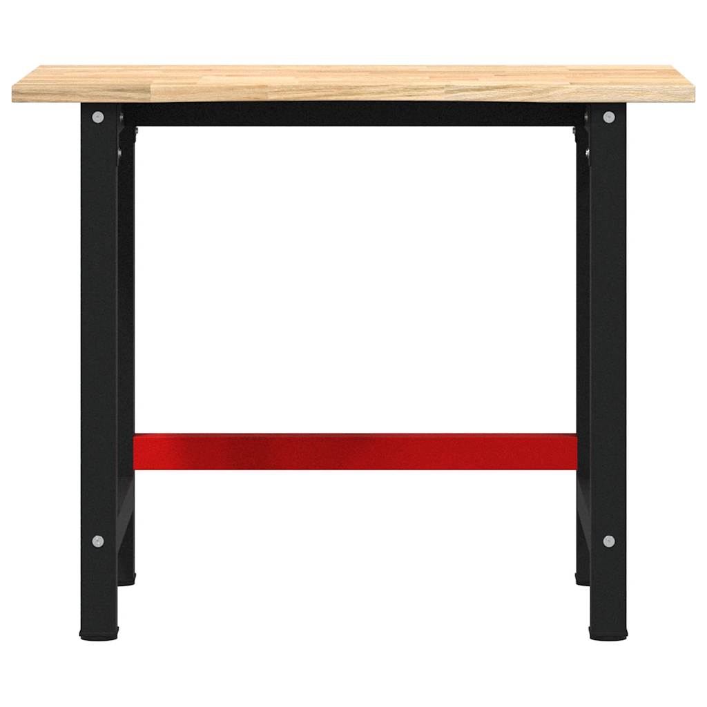 Banco Lavoro 100x60x81,5 cm Legno Massello Rovere