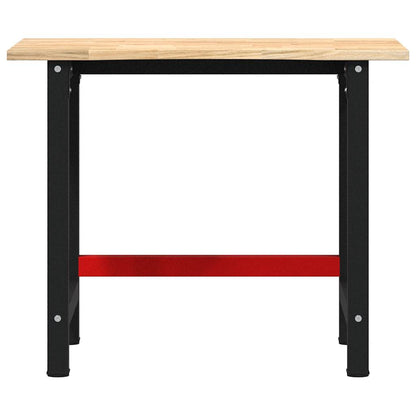 Banco Lavoro 100x60x81,5 cm Legno Massello Rovere