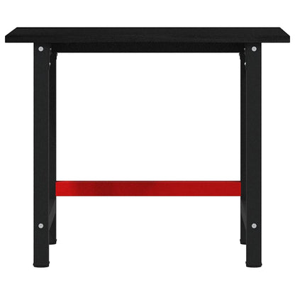 Banco Lavoro Marrone Scuro 100x60x81,5 cm Legno Massello Rovere