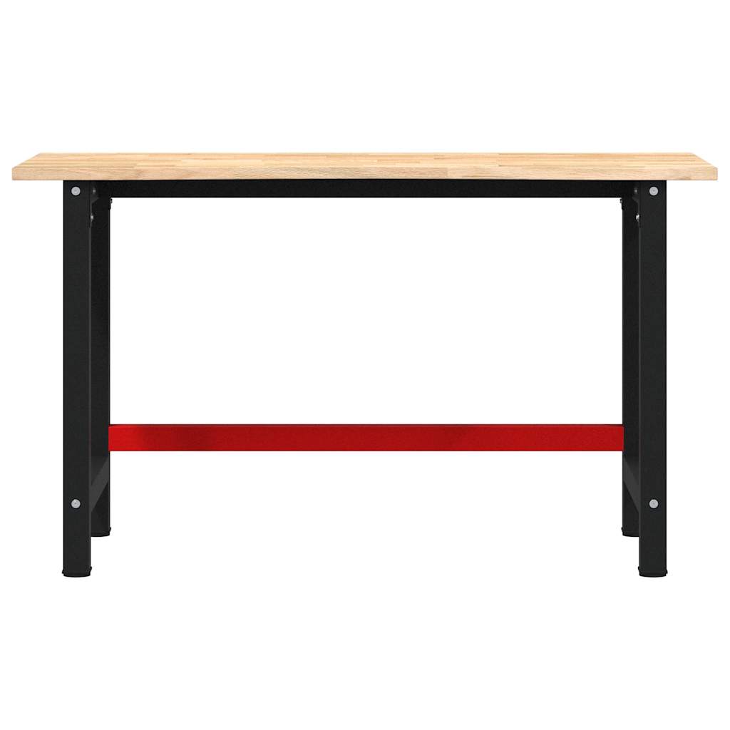 Banco Lavoro 140x60x81,5 cm Legno Massello Rovere