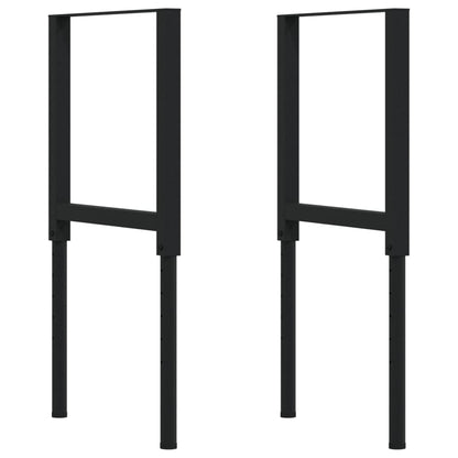 Banco Lavoro 100x60x(73-99,5) cm Legno di Rovere Rettangolare