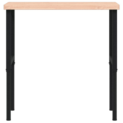 Banco Lavoro 100x60x(73-99,5) cm Legno di Faggio Rettangolare