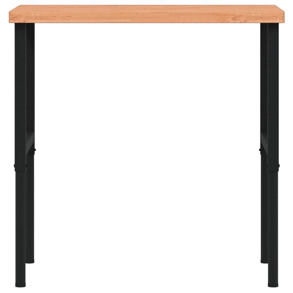 Banco Lavoro 100x60x(73-99,5) cm Legno di Faggio Rettangolare