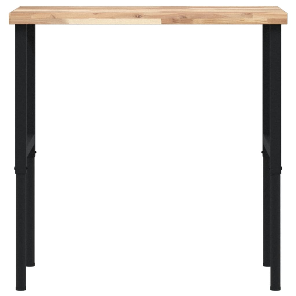 Banco Lavoro 100x60x(73-99,5) cm Legno di Acacia Rettangolare