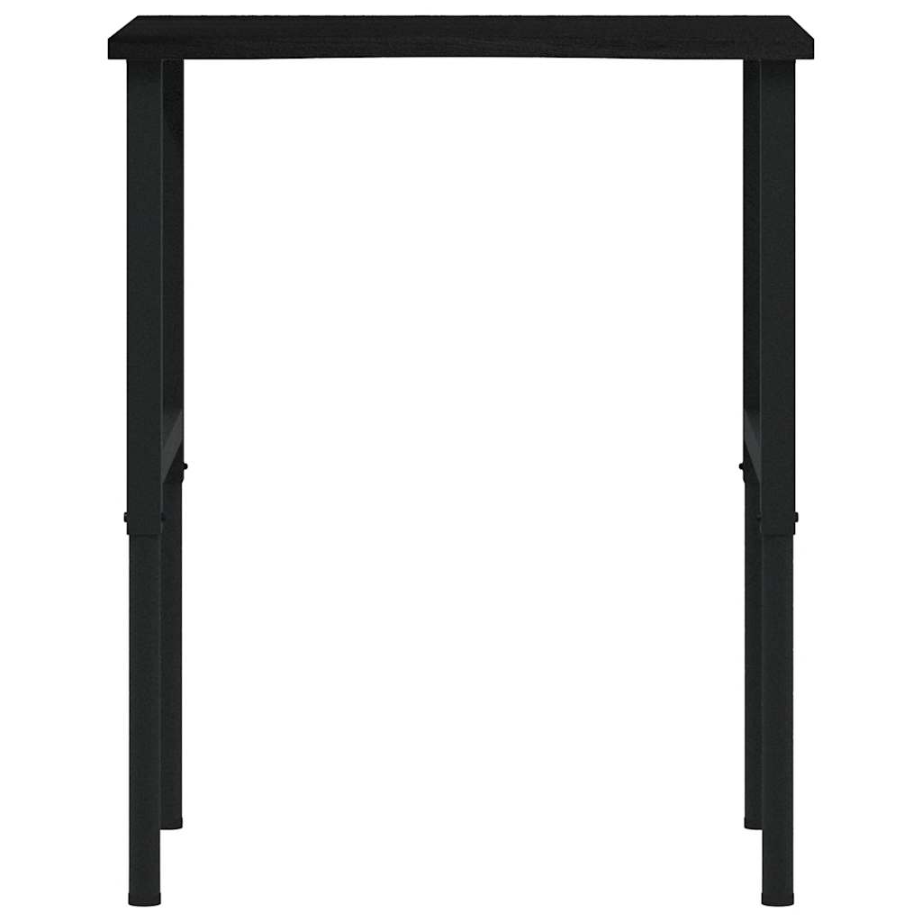 Banco Lavoro Marrone Scuro 80x60x(71,5-98) cm Legno di Rovere