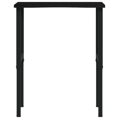 Banco Lavoro Marrone Scuro 80x60x(71,5-98) cm Legno di Rovere