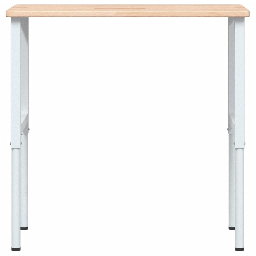 Banco da Lavoro 100x60x(71,5-98) cm Legno Rovere Rettangolare