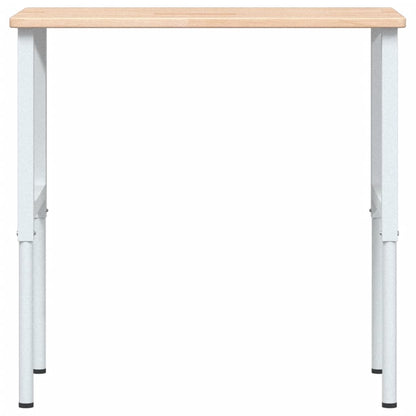 Banco da Lavoro 100x60x(71,5-98) cm Legno Rovere Rettangolare