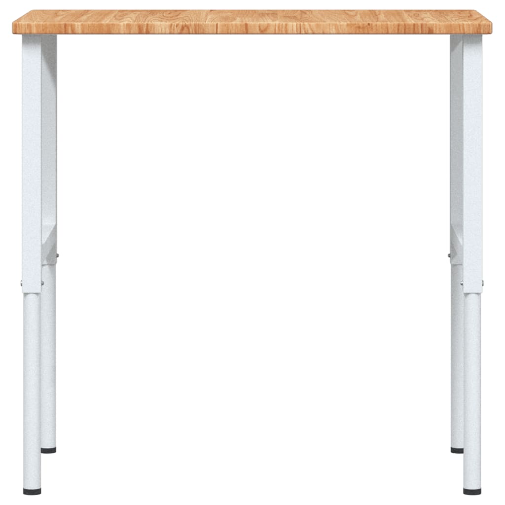 Banco Lavoro Marrone Chiaro 100x60x(71,5-98cm Legno di Rovere
