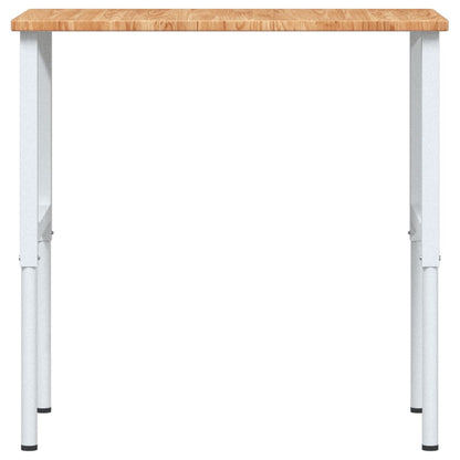 Banco Lavoro Marrone Chiaro 100x60x(71,5-98cm Legno di Rovere