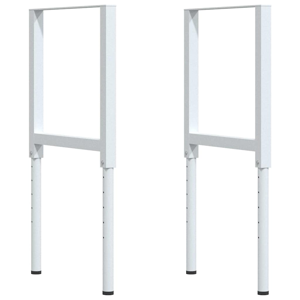 Banco Lavoro Marrone Chiaro 100x60x(71,5-98cm Legno di Rovere