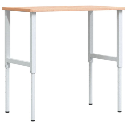 Banco da Lavoro 100x60x(71,5-98) cm Legno Faggio Rettangolare