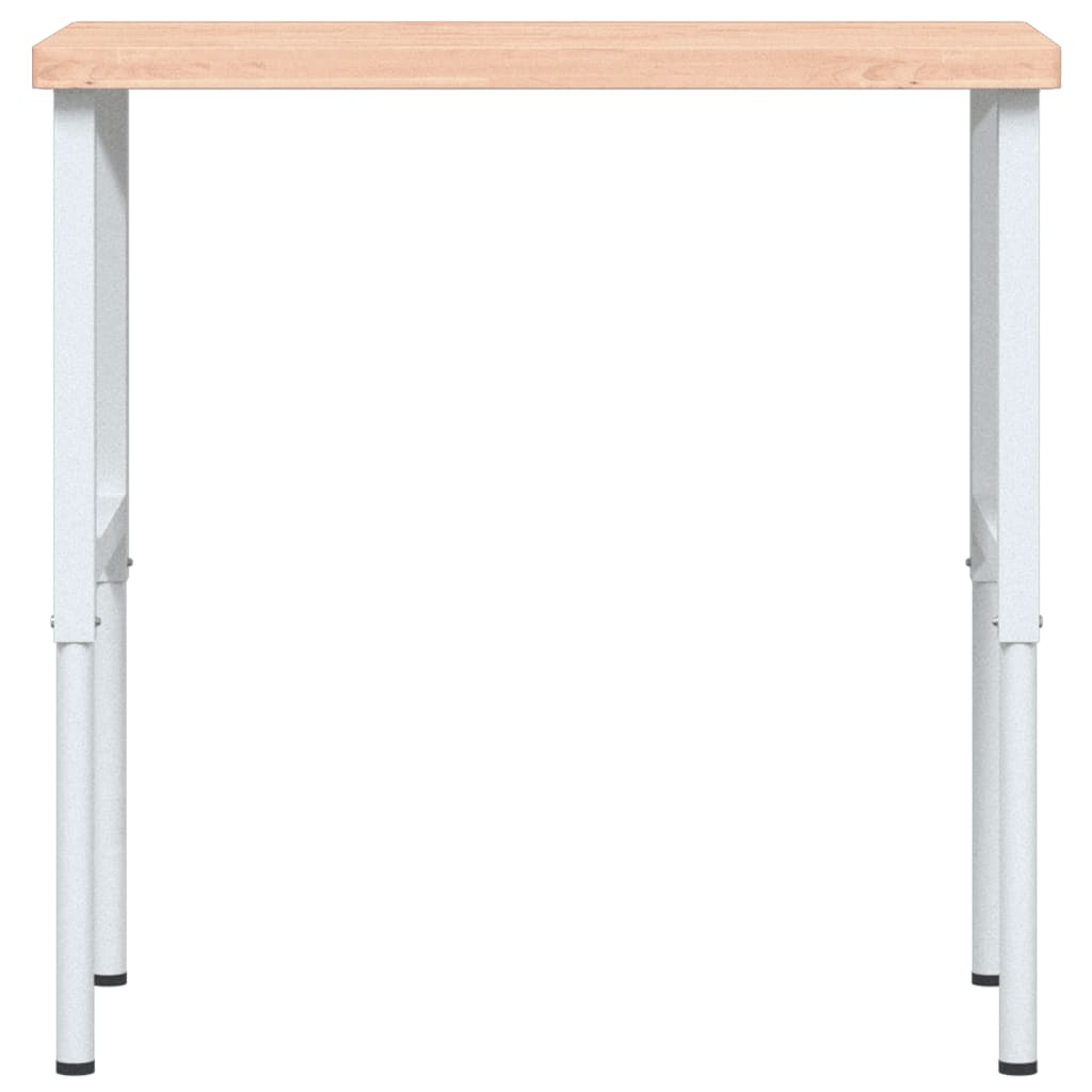 Banco Lavoro 100x60x(73-99,5) cm Legno di Faggio Rettangolare
