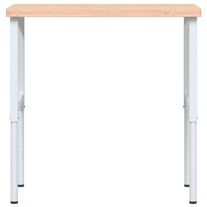 Banco Lavoro 100x60x(73-99,5) cm Legno di Faggio Rettangolare