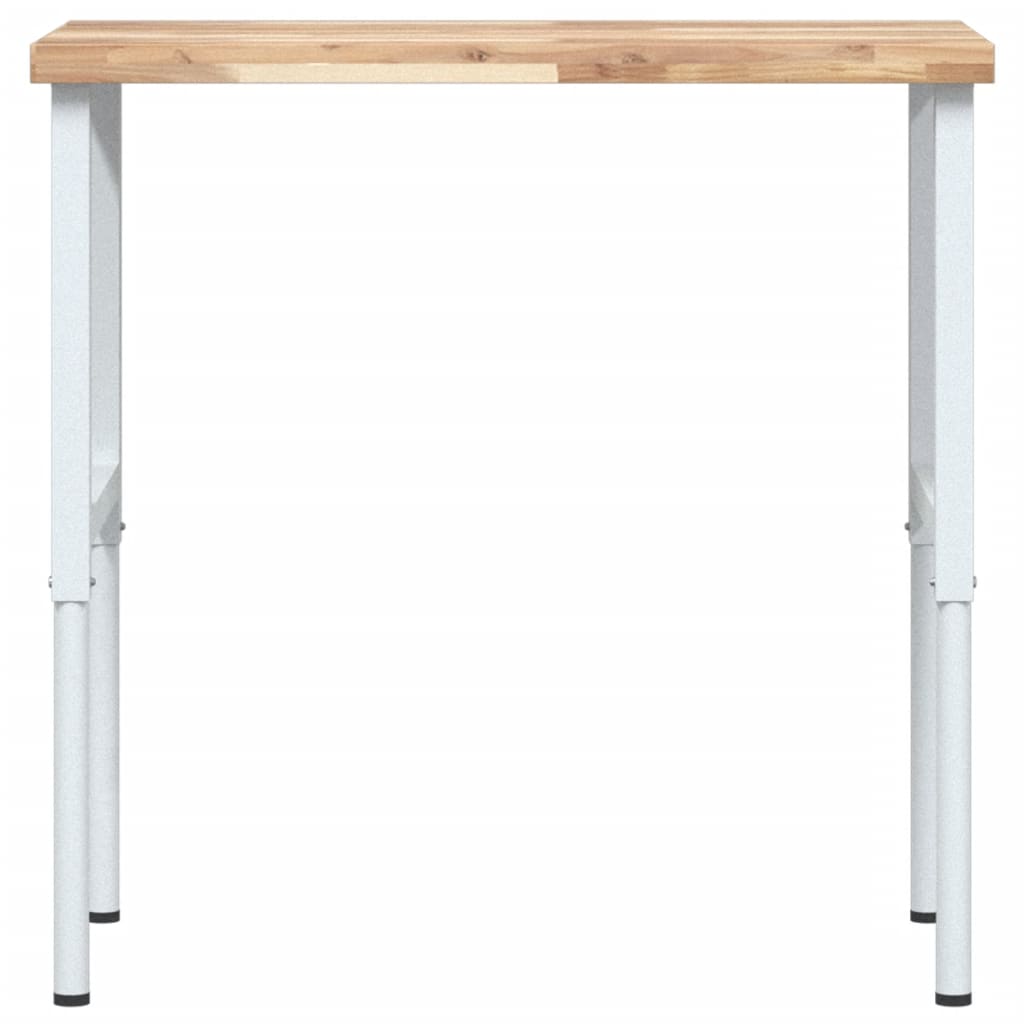 Banco Lavoro 100x60x(73-99,5) cm Legno di Acacia Rettangolare