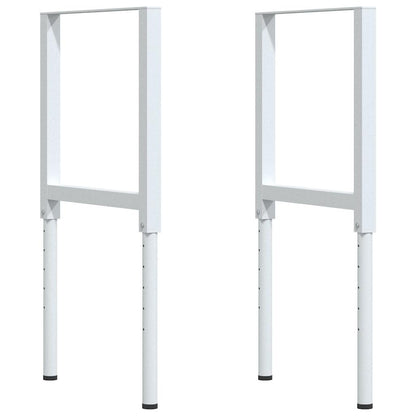 Banco da Lavoro 80x60x(71,5-98) cm Legno Massello Rovere