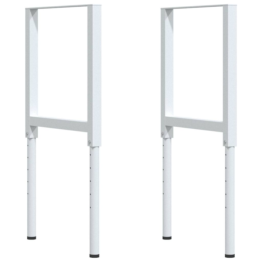 Banco da Lavoro 100x60x(71,5-98) cm Legno Massello Rovere